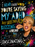 My Mind Is Fascinating – Colourful Neurodiversity Digital Art Print