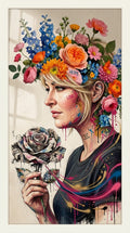 Wildflower Soul – Personalised Floral Portrait