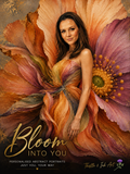 Bloom Into You – Personalised Floral Portrait