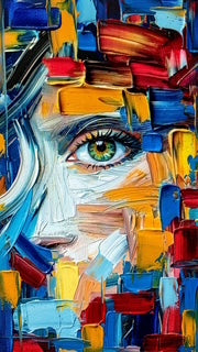 Pieces of Me – Abstract Colour Portrait