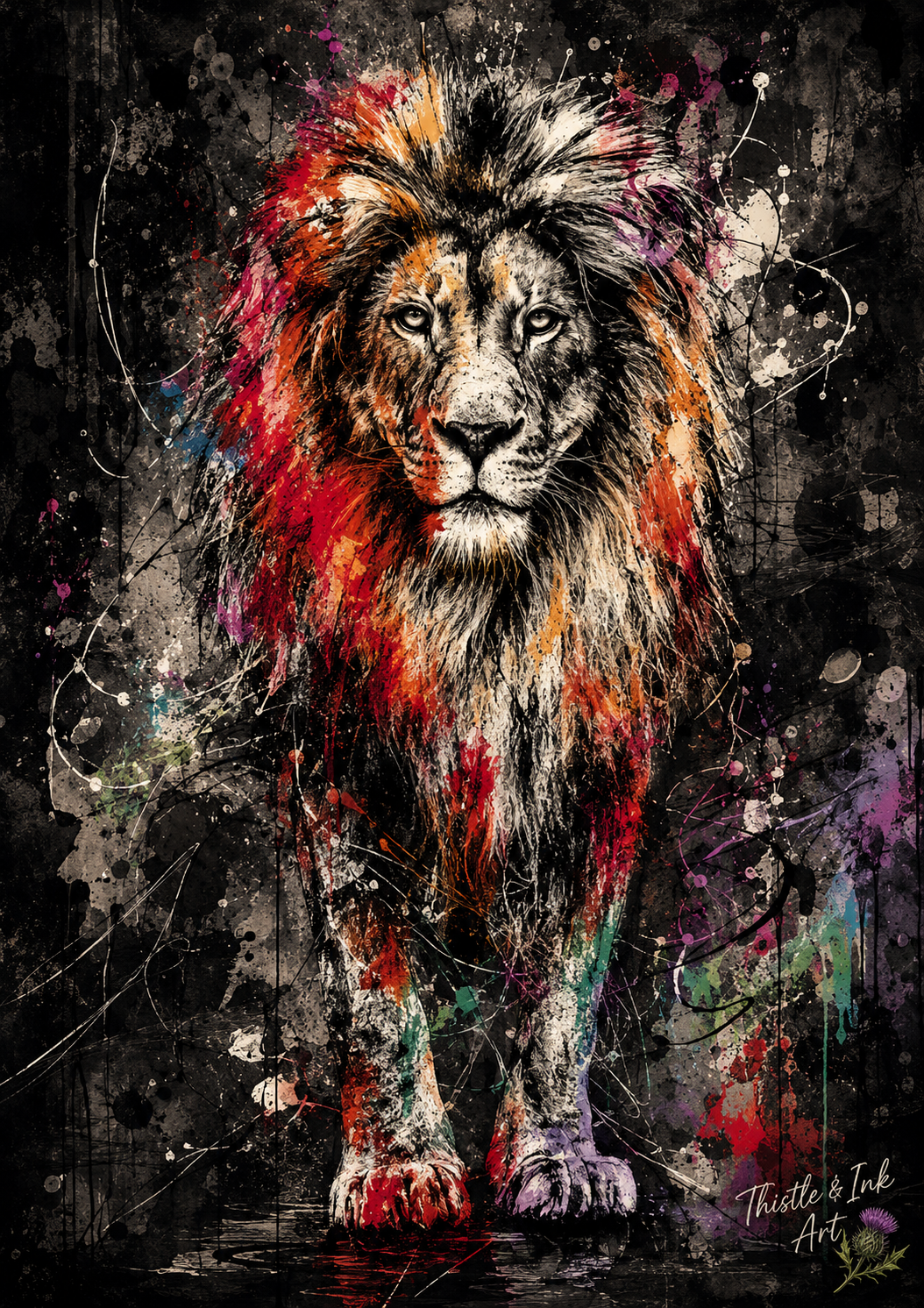 Born to Be Wild – Lion in Colour