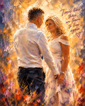 Forever in Colour – Personalised Couple Portrait