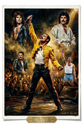 Freddie Mercury – Music Legend Digital Art Print