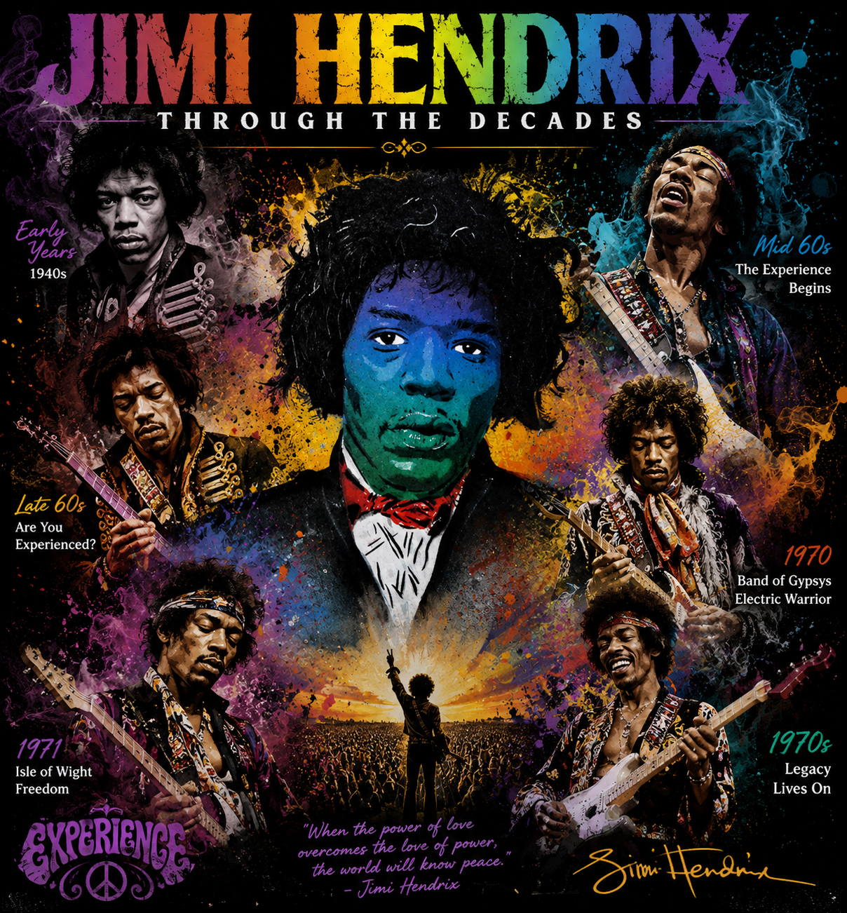 Jimi Hendrix Through the Decades – Digital Download