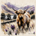 Highland Soul – Scottish Highland Cow Art Print
