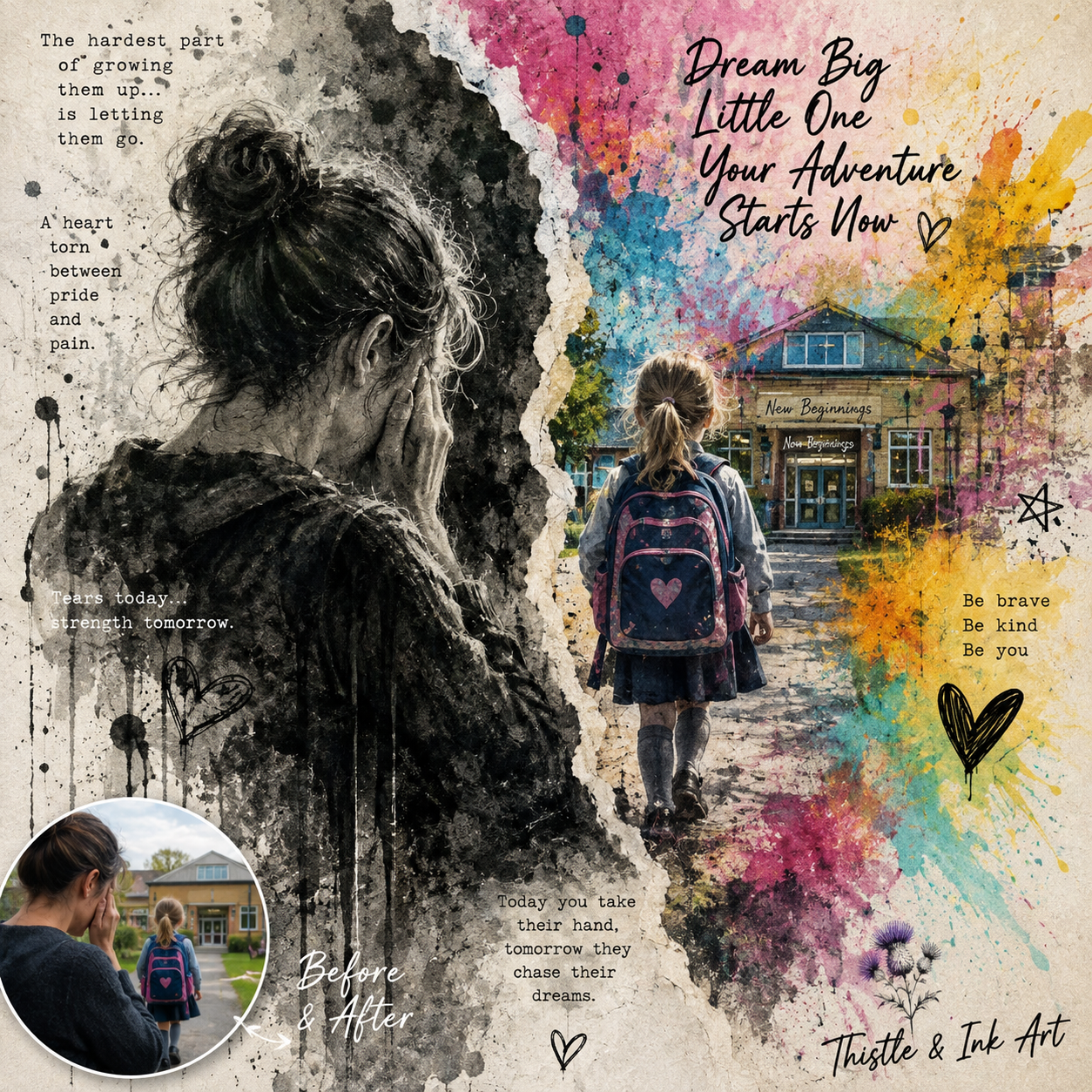 Dear Me – Personalised First Day of School Keepsake