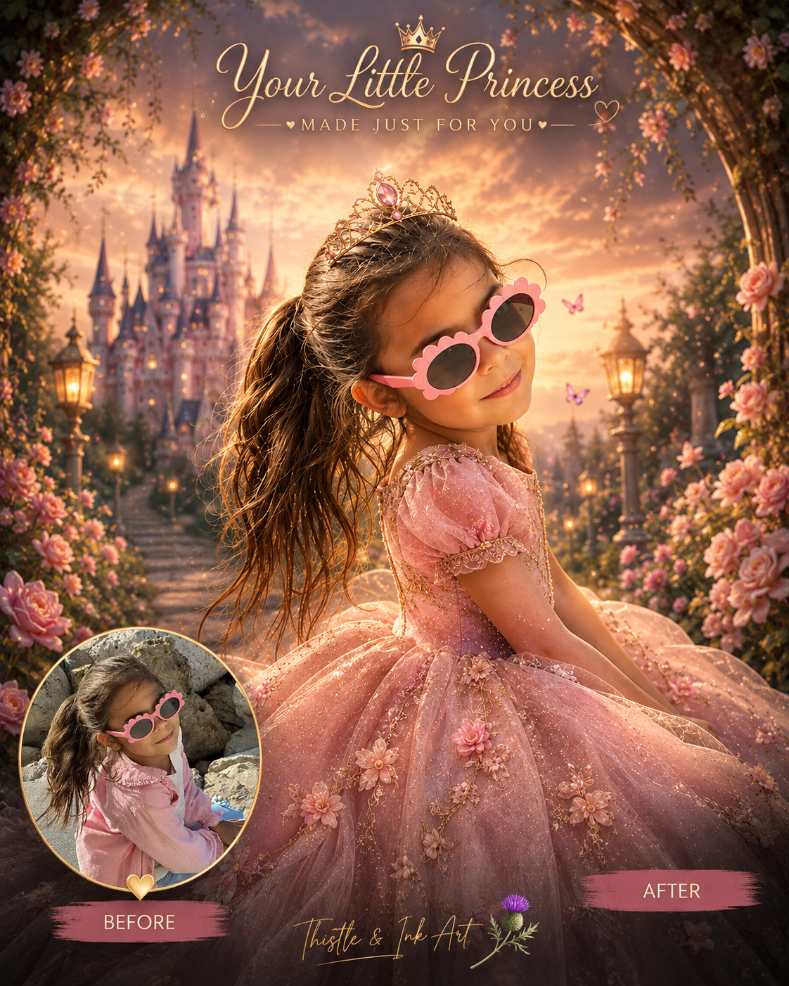 Your Little Princess – Personalised Fairytale Portrait
