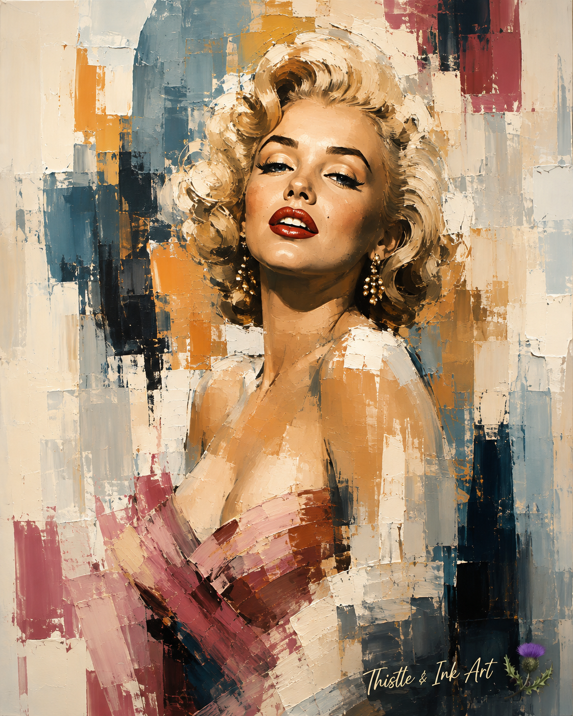 Timeless Glamour – Hollywood Icon Art Print
