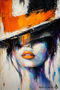Under the Brim – Personalised Artistic Portrait