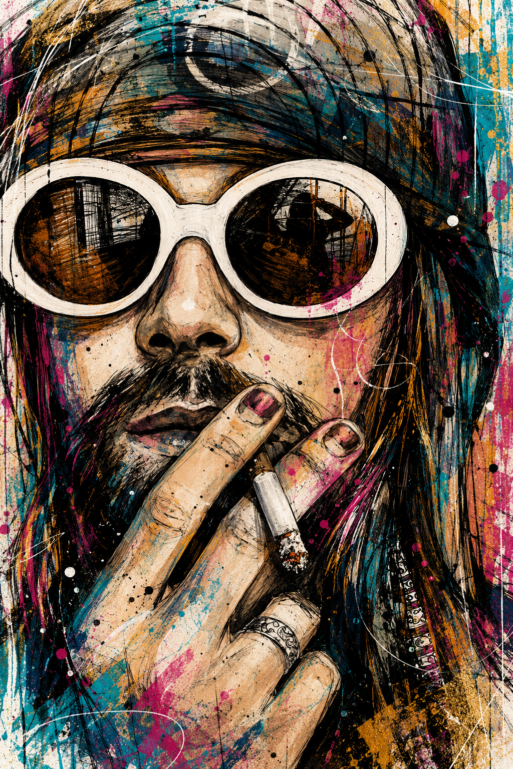 Rebel Soul Grunge Icon – Kurt Cobain Inspired