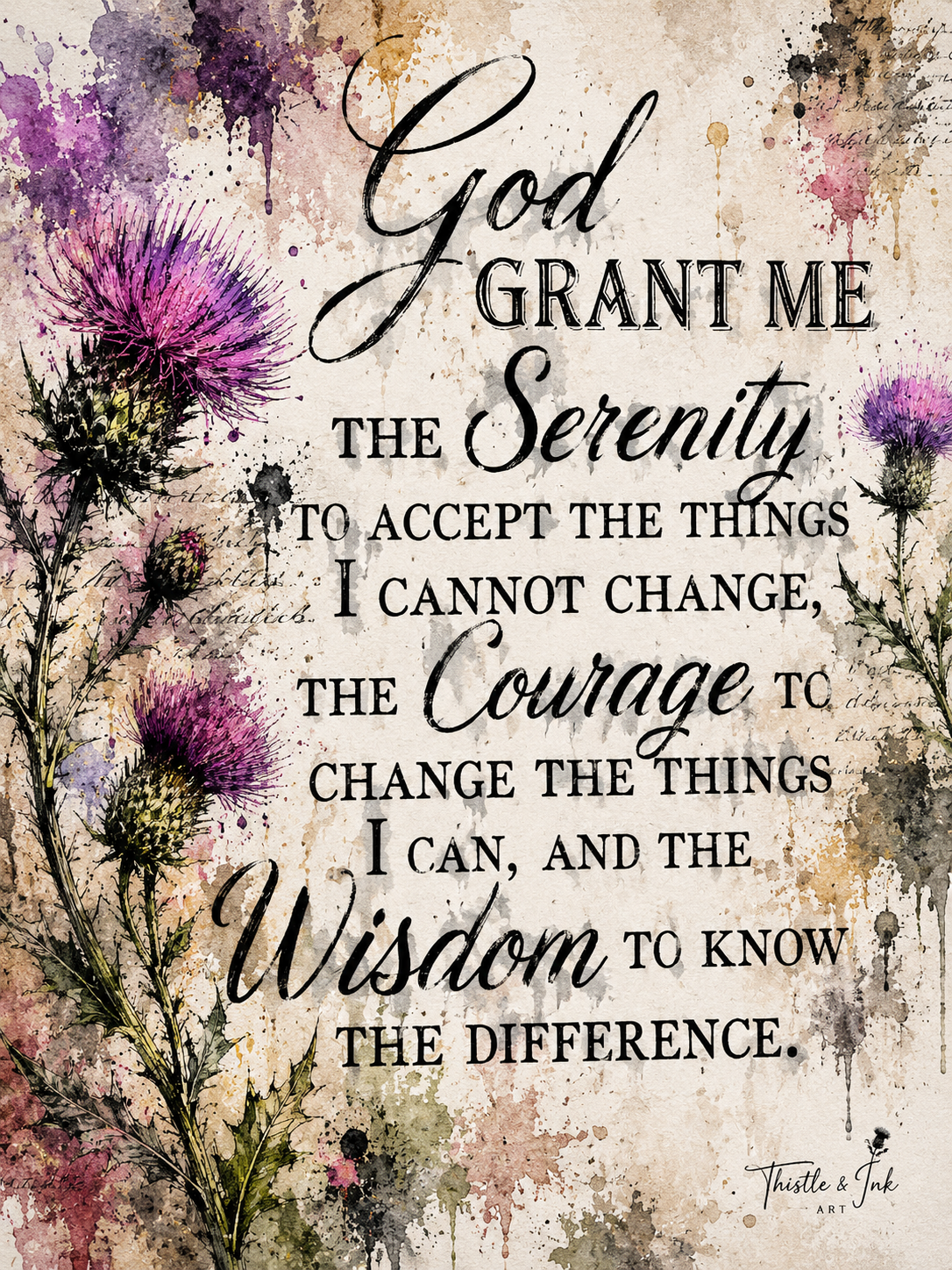 Serenity, Courage & Wisdom