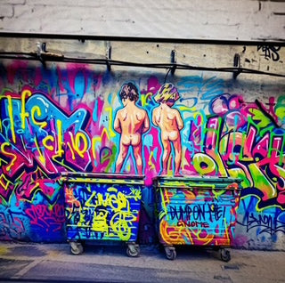 Wee Rebels – Colourful Graffiti Kids Art Print