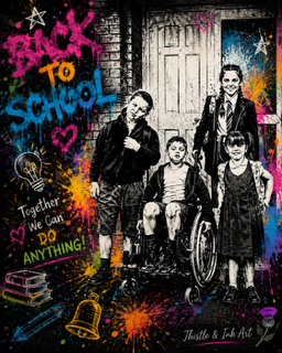 Back to School – Personalised Family Portrait
