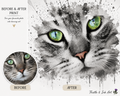 Those Eyes – Personalised Watercolour Pet Portrait