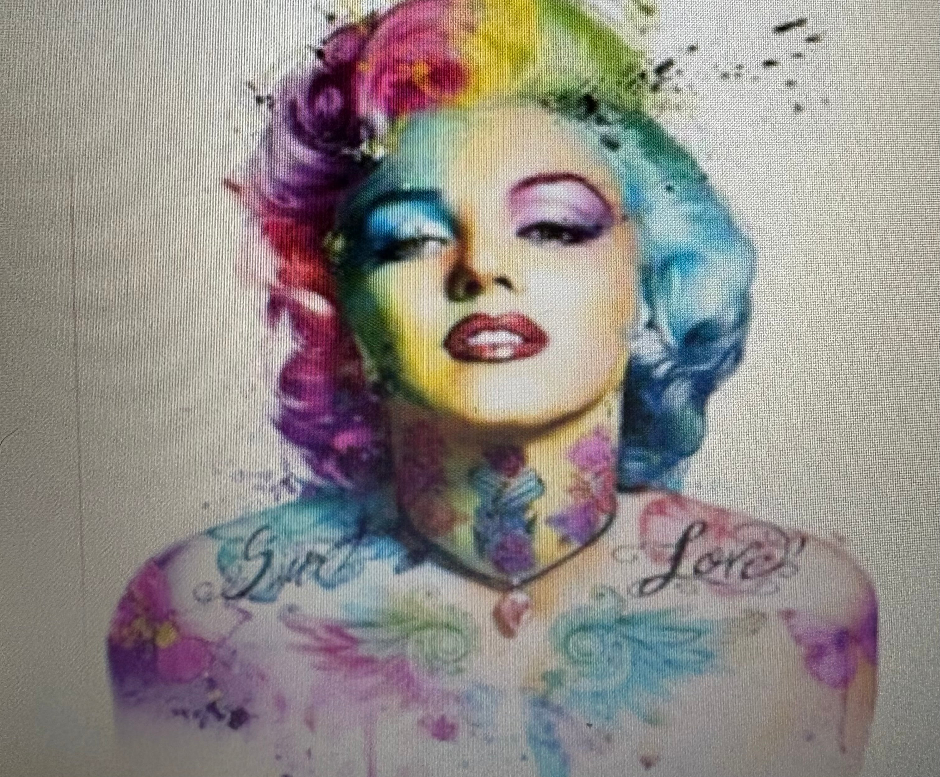 Wild in Colour – Marilyn Inspired Digital Art Print