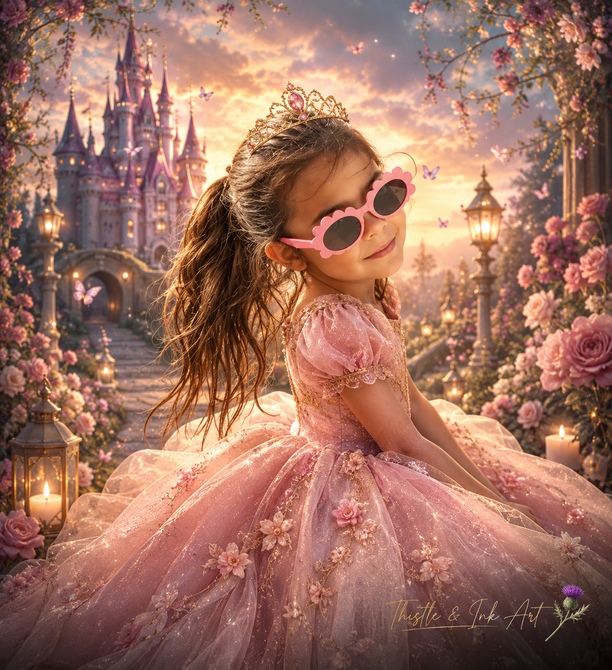 Fairytale Princess – Personalised Child Portrait